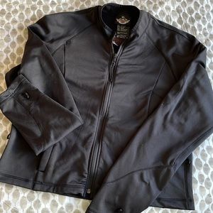 Harley Davidson black zip up jacket